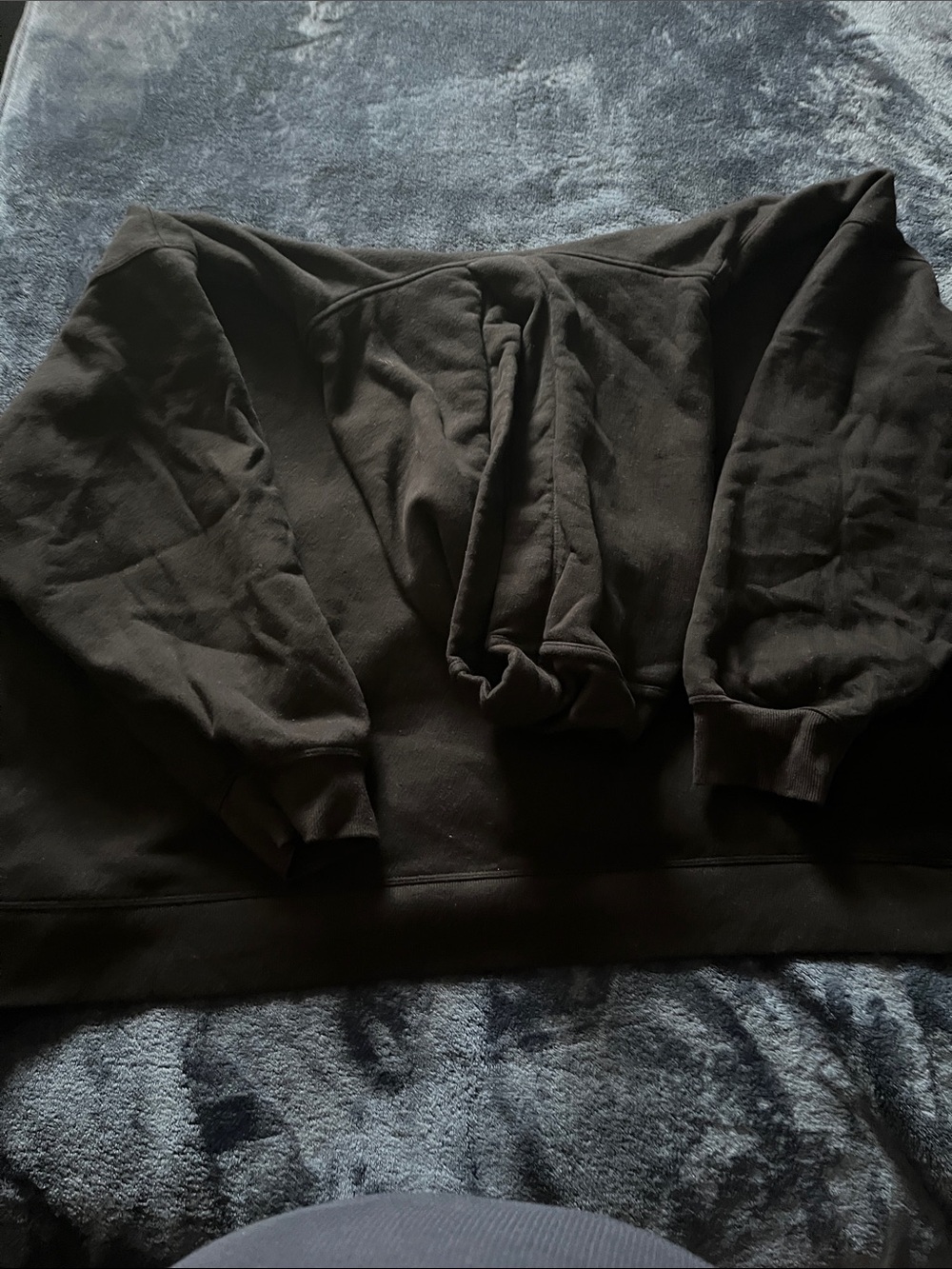 3X Calvin Klein Black Hoodie with black metalic Logo & kangaroo pocket - Picture 5 of 6